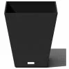 Veradek Nobleton Square Planter, Black, 18"