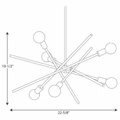 Progress Lighting Astra 6-Light Chandelier -Ceiling Lighting Shop 011156630f072cad 6507 w800 h800 b1 p0