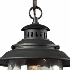 Elk Home Searsport 1-Light Outdoor Pendant, Weathered Charcoal -Ceiling Lighting Shop 0171c16a0e99bfdc 0559 w800 h800 b0 p0