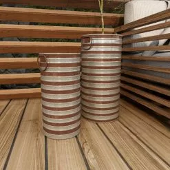 Brimfield & May Farmhouse Gray Metal Planter 49111 -Ceiling Lighting Shop 0231df2202d07421 7810 w800 h800 b0 p0