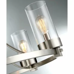 Helmsman Lighting Works 5-Light Chandelier, Brushed Nickel -Ceiling Lighting Shop 0271cee709ea55a2 8809 w800 h800 b0 p0