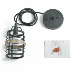 LNC Lighting LNC 1-Light Farmhouse Matte Gray Cylinder Single Mini Pendant Lighting -Ceiling Lighting Shop 0281e6dc0321946c 5478 w800 h800 b1 p0