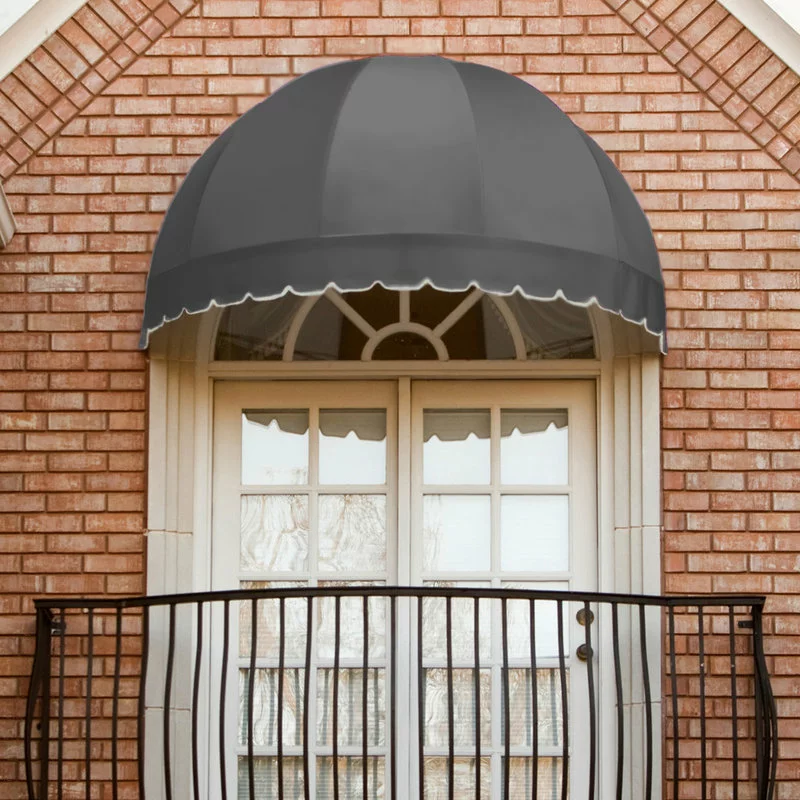 Awntech Corporation 5' Bostonian Window/Entry Awning, 39.25" Hx32.25" D, Gray 2 Awntech Corporation 5' Bostonian Window/Entry Awning, 39.25" Hx32.25" D, Gray - Image 2