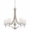 Savoy House Colton 5-Light Chandelier, Satin Nickel