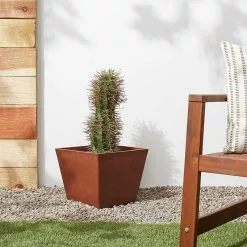 Arcadia Garden Products Simplicity Square Planter, Terra-Cotta -Ceiling Lighting Shop 0401f8a00d5aa8a8 1363 w800 h800 b0 p0