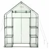 KSH Barnds OGrow Deluxe Walk-In 3-Tier 6-Shelf Portable Greenhouse