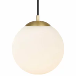 Light Society Aura Globe Pendant, Milk Glass -Ceiling Lighting Shop 042193d20ef62be8 8206 w800 h800 b1 p0