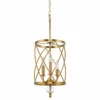 Kira Home Eleanor 26.5" Chandelier, Cylinder Foyer Pendant Light, Adjustable
