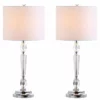 JONATHAN Y Victoria 27" Crystal Table Lamp, Set Of 2, Clear