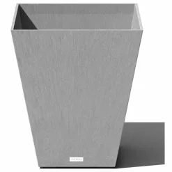 Veradek Nobleton Square Planter, Charcoal, 22"
