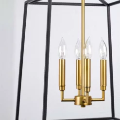 Kira Home Bellevue 18" Farmhouse Lantern Pendant Light, Adjustable Foyer -Ceiling Lighting Shop 07b1f93e0f1b4d6e 8432 w800 h800 b0 p0