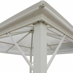 GDFStudio GDF Studio Halley Outdoor 10'x10' Aluminum Framed Gazebo, No Curtains, White 12 GDFStudio GDF Studio Halley Outdoor 10'x10' Aluminum Framed Gazebo, No Curtains, White -Ceiling Lighting Shop 0961f70e0f906ee0 3618 w800 h800 b0 p0