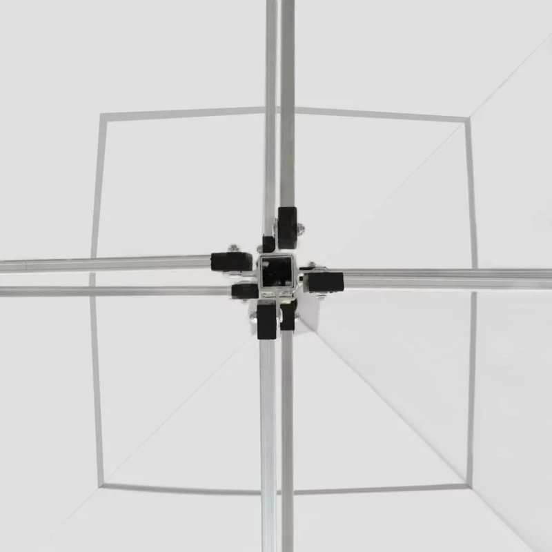 Vida XL International B.V. VidaXL Professional Folding Party Tent Aluminum 9.8'x9.8' White Pop Up Canopy 2 Vida XL International B.V. VidaXL Professional Folding Party Tent Aluminum 9.8'x9.8' White Pop Up Canopy - Image 2