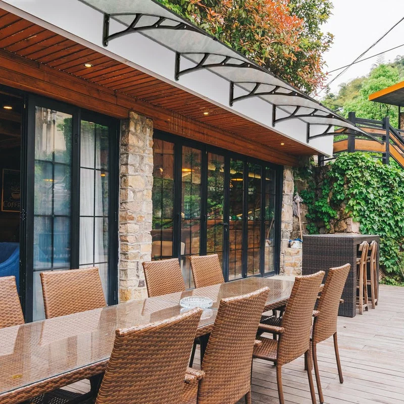 Yescom Polycarbonate Hollow Sheets, 40"x80", Clear/Black Trim, 1 -Piece 5 Yescom Polycarbonate Hollow Sheets, 40"x80", Clear/Black Trim, 1 -Piece - Image 5