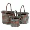Brimfield & May Rustic Copper Metal Planter 26909
