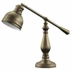 Inspire Q Ciana Antique Brass Metal Table Lamp