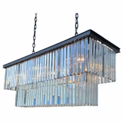 Lightupmyhome.com Lightupmyhome D'Angelo 40" Rectangular Crystal Fringe Chandelier -Ceiling Lighting Shop 0a9197b502aba2b2 5840 w800 h800 b1 p0