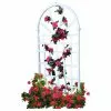 New England Arbors 39"x4"x77.25" Athens Trellis, White