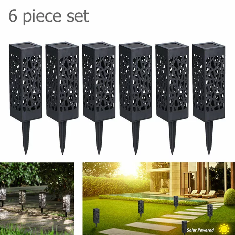 Vandue Corporation Modern Home Set Of 6 Solar Powered LED Path Lights - Modern Deco Design - Light 2 Vandue Corporation Modern Home Set Of 6 Solar Powered LED Path Lights - Modern Deco Design - Light - Image 2