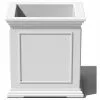 Veradek Brixton Cube Planter, 20", White