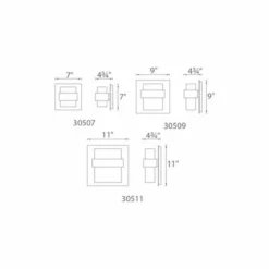 Modern Forms Pandora LED Wall Light, 9" -Ceiling Lighting Shop 0e9159f50ec54b61 7769 w800 h800 b1 p0