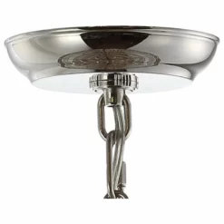 JONATHAN Y Wyatt 2-Light Crystal LED Chandelier, Polished Nickel/ Clear, Width: 20" -Ceiling Lighting Shop 0ef1b2f7039b6dfa 5980 w800 h800 b1 p0