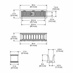 Mayne - Outdoor Products Of Distinction Mayne Cape Cod 3ft Weatherproof Coastal Plastic Window Box In White 7 Mayne - Outdoor Products Of Distinction Mayne Cape Cod 3ft Weatherproof Coastal Plastic Window Box In White -Ceiling Lighting Shop 0f917b8201ae035d 7967 w800 h800 b1 p0