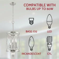 Kira Home Eleanor 26.5" Foyer Light Pendant Chandelier, Cylinder Metal Shade -Ceiling Lighting Shop 0fd10b6e00cd18a2 8459 w800 h800 b0 p0