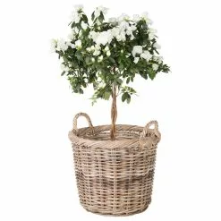 KOUBOO Kobo Rattan Round Basket And Planter, Gray-Brown -Ceiling Lighting Shop 1031763b0de98879 0651 w800 h800 b1 p0