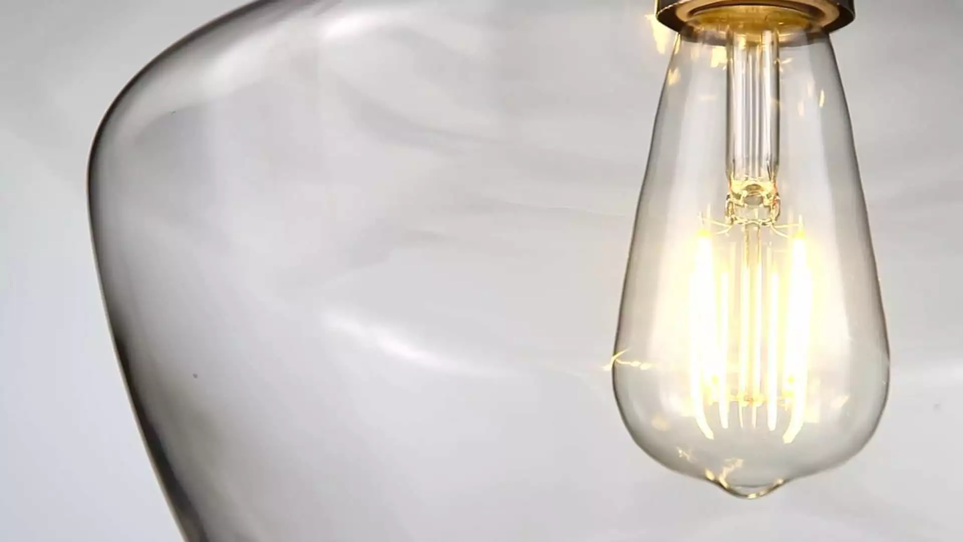 JONATHAN Y Watts 10.5" Glass, Metal LED Pendant, Chrome/Clear, Width: 10.5" 2 JONATHAN Y Watts 10.5" Glass, Metal LED Pendant, Chrome/Clear, Width: 10.5" - Image 2