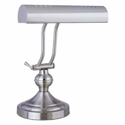 Boston Harbor TL-TB-800A3L Swing Arm Adjustable Piano Desk Lamp, Satin Nickel