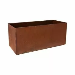 Nice Planter Nice Corten Steel Trough, Corten, 20"