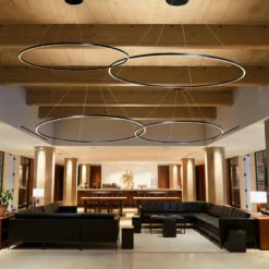 VONN 72" Tania LED Circular Chandelier, Adjustable Suspension Fixture, Black -Ceiling Lighting Shop 12f1cb7a0d2f9e65 6795 w800 h800 b0 p0