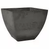 Arcadia Garden Products Simplicity Square Pot, Dark Charcoal, Large