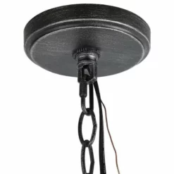 LNC Lighting LNC 6-light Farmhouse Black Brushed Wood Beaded Candle Chandelier -Ceiling Lighting Shop 13a1b5ce03230825 9960 w800 h800 b1 p0