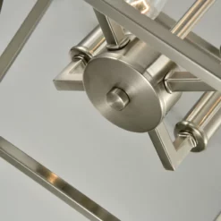 Edvivi Lighting 4-Light Brushed Nickel Lantern Pendant Chandelier 12" 15 Edvivi Lighting 4-Light Brushed Nickel Lantern Pendant Chandelier 12" -Ceiling Lighting Shop 14b179910edcac45 5916 w800 h800 b0 p0