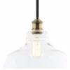 Linea Di Liara Lucera Industrial Factory Pendant, Antique Brass, Fixture Only