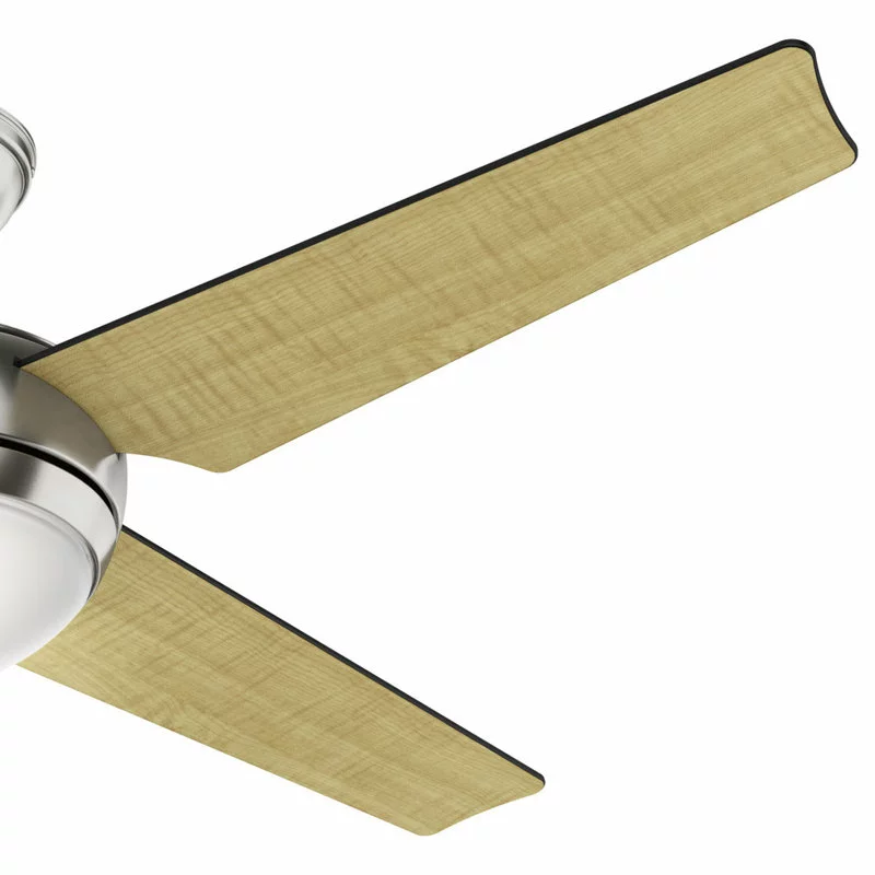 Hunter Fan Company Sonic Ceiling Fan With Light And Handheld Remote, Brushed Nic 9 Hunter Fan Company Sonic Ceiling Fan With Light And Handheld Remote, Brushed Nic - Image 9