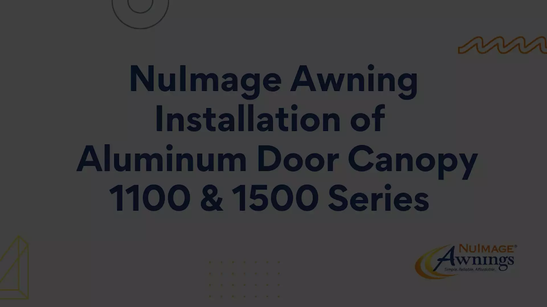 NuImage Awnings 1100 Series Aluminum Door Canopy 84"x42" Projection, Brick Red 2 NuImage Awnings 1100 Series Aluminum Door Canopy 84"x42" Projection, Brick Red - Image 2