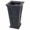 Mayne - Outdoor Products Of Distinction 16"W X 16"D X 28"H Tall Fairfield Planter With 16 Gallon Soil Capacity, Black