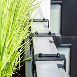 Veradek Metallic Series Railing Planter, Black, Small -Ceiling Lighting Shop 15c121360fa5616a 1628 w800 h800 b0 p0