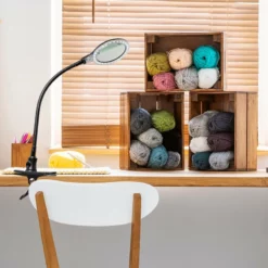 Brightech LightView Flex Magnifier With Bright LED Light & Sturdy Clamp, Black 6 Brightech LightView Flex Magnifier With Bright LED Light & Sturdy Clamp, Black -Ceiling Lighting Shop 164160530eb7a7a1 8472 w800 h800 b0 p0