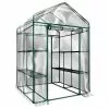 Walk-In Greenhouse-Indoor Outdoor With 12 Shelves By Home-Complete