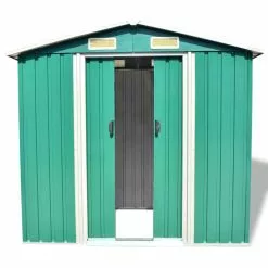 Vida XL International B.V. VidaXL Garden Storage Shed Green 80.3"x52"x73.2" Garage Tool Storage House -Ceiling Lighting Shop 16e1f7e30ea133f0 1687 w800 h800 b1 p0
