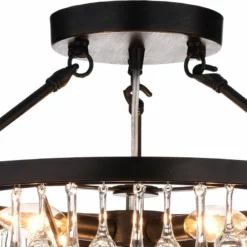 Greenville Signature Ariane 5-Light Black Semi Flush Mount 10 Greenville Signature Ariane 5-Light Black Semi Flush Mount -Ceiling Lighting Shop 17111b9e08ea894f 5052 w800 h800 b0 p0