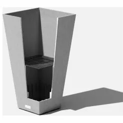Veradek Midland Tall Square Planter, Gray, 26'' -Ceiling Lighting Shop 1721e50b01795bd1 3137 w800 h800 b1 p0