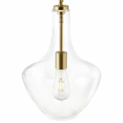 Light Society Miller Pendant Lamp, Brushed Brass/Clear -Ceiling Lighting Shop 174119570ee864be 7248 w800 h800 b1 p0