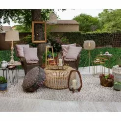 Sagebrook Home 8" Dotted Planter With Wood Stand, Blue -Ceiling Lighting Shop 17a1c5fa0230e320 1321 w800 h800 b0 p0