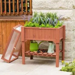 Leisure Season Ltd. Raised Greenhouse -Ceiling Lighting Shop 188120000c61fe51 6538 w800 h800 b0 p0