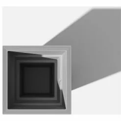 Veradek Pro Series Column Grooved Planter, 40", Gray -Ceiling Lighting Shop 1941fc7602d185eb 8773 w800 h800 b1 p0